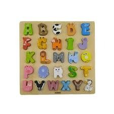 Producto - JUEGO DIDACTICO DE MADERA FIGURAS GEOMETRICAS ABECEDARIO