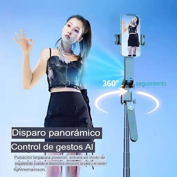 Producto - CUADRÍPODE BASTÓN SELFIE BLUETOOTH 1,75 M CÓDIGO - 5