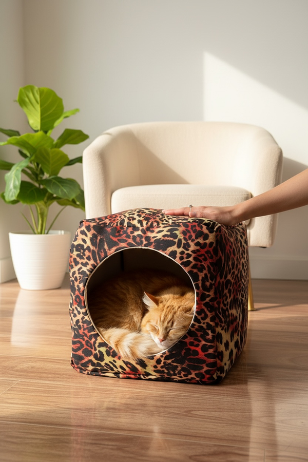 Producto - CUBO PARA GATO 2 POSICIONES 30x30cm - 0