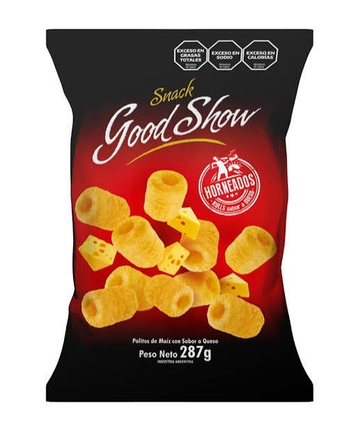Producto - Good Show Rolls de Maiz 287 gramos (Tipo chizitos - Paquete Grande)