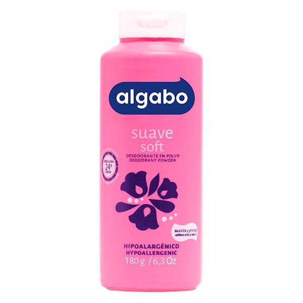 Producto - 8069 ALGABO TALCO SOFT ROSA 180