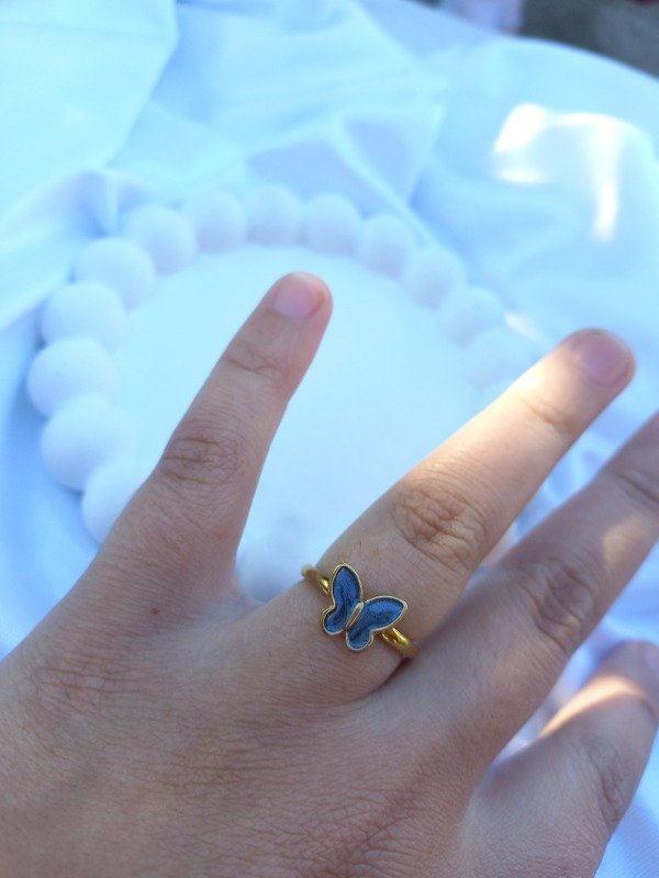 Producto - anillo mariposa (negra)