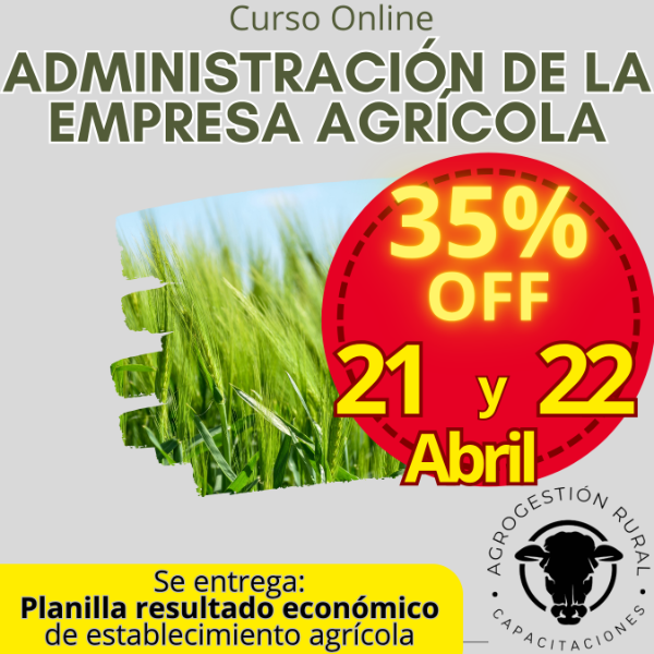 Producto - Curso Online Administración de la empresa agrícola