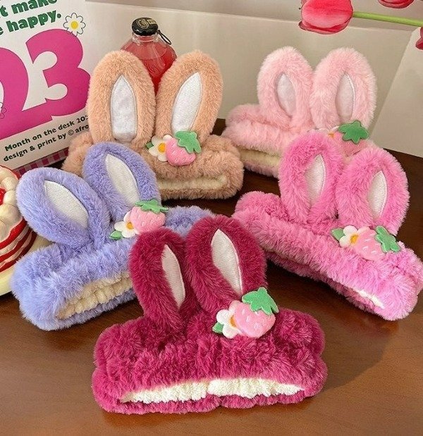 Producto - Vincha Conejo con frutilla x12