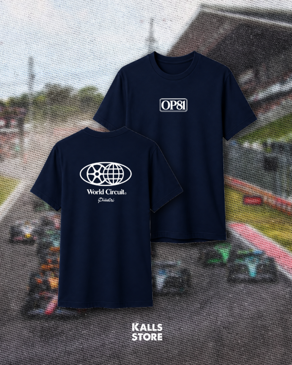 Producto - Remera Azul marino Oscar Piastri #World Circuit