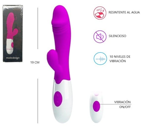 Producto - VIBRADOR DOBLE MUTE DESIGN