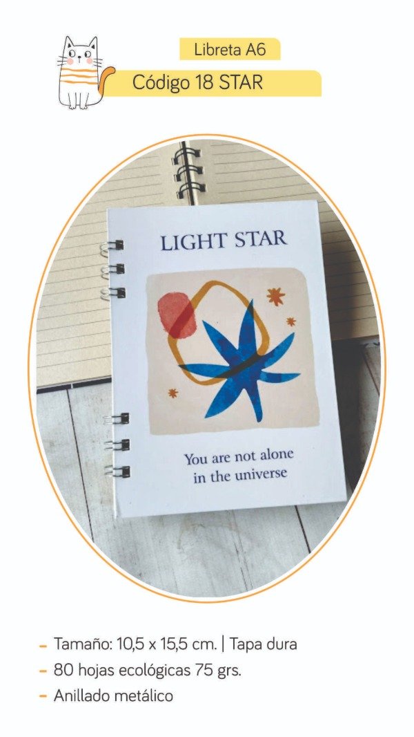 Producto - Libreta 18 Star