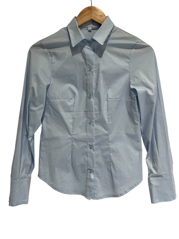Producto - CAMISA ENTALLADA CELESTE