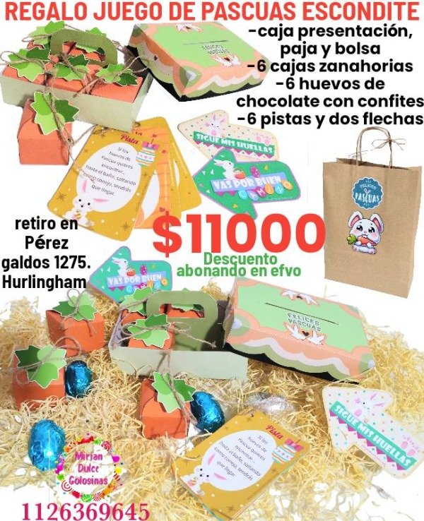 Producto - Juego encuentra al conejo de pascuas