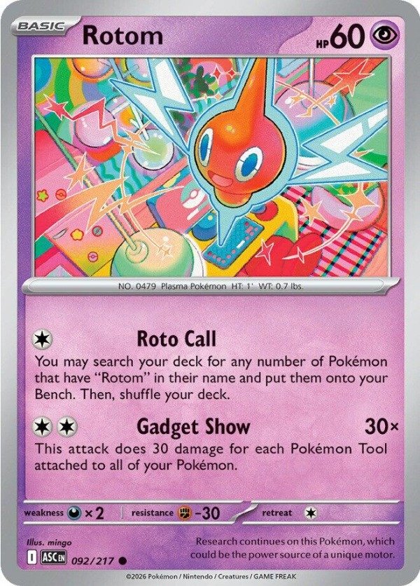 Producto - Rotom (092/217) [Mega Evolution: Ascended Heroes]