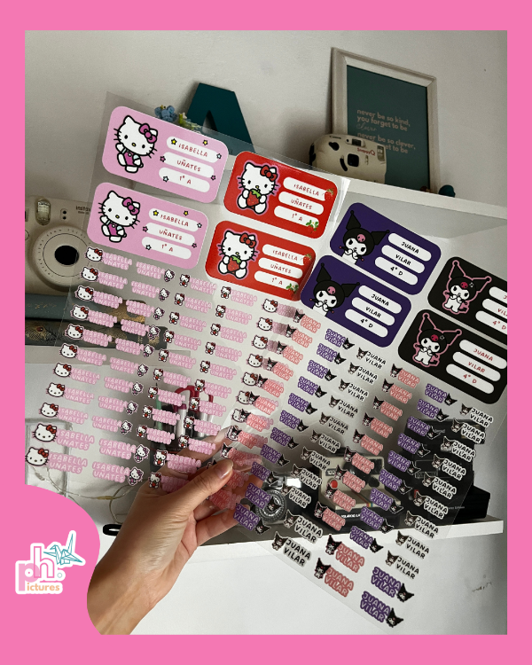 Producto - etiquetas escolares para lapices y cuadernos - 1
