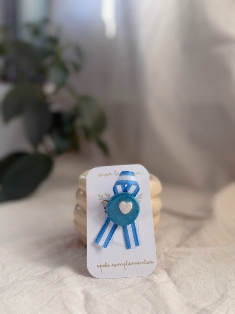 Producto - Escarapela Corazon -ceramica-