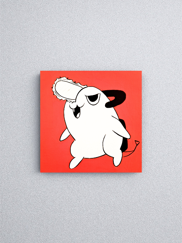 Producto - Cuadro Pochita -Chainsaw man- (color)