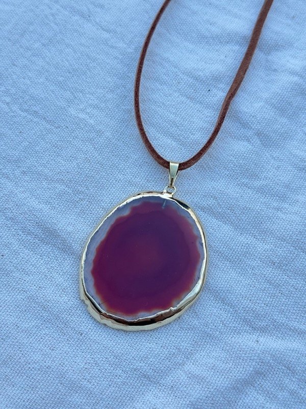 Producto - Collar Piedra Marron 6