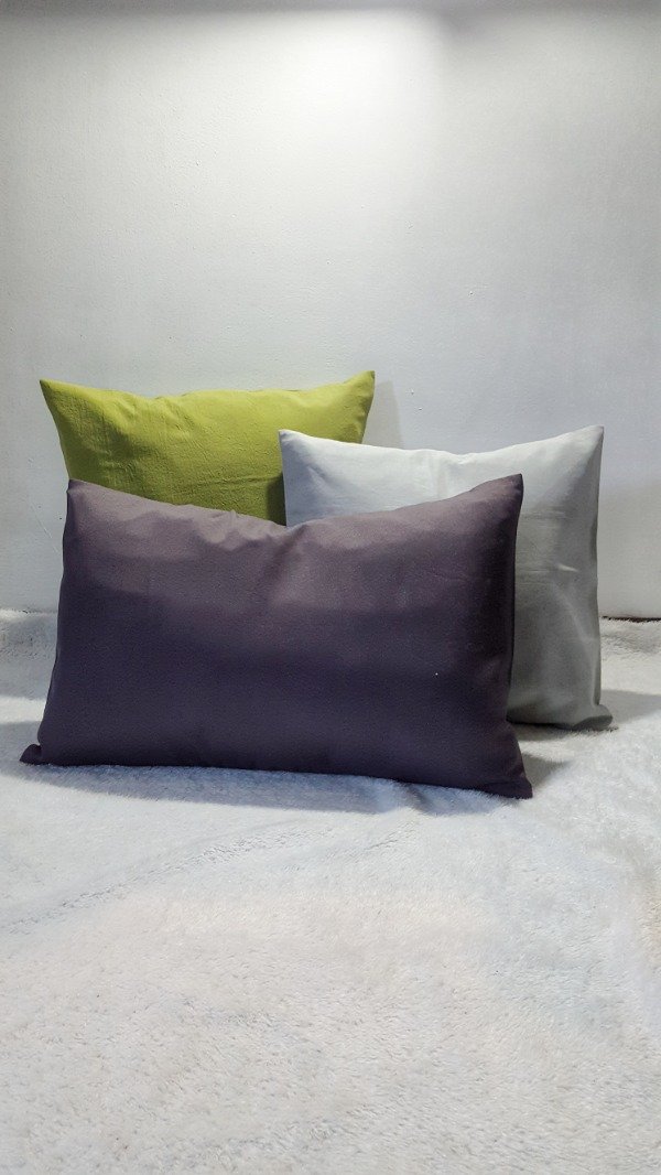 Producto - Combo 3 almohadones verde manzana escala de gris