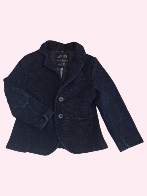 Producto - Saco estilo jean grueso azul oscuro Zara Boys 2/3 años