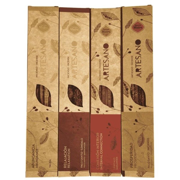 Producto - Sahumerios Sagrada Madre Artesano Pack 4 Cajas De 5 Unidades