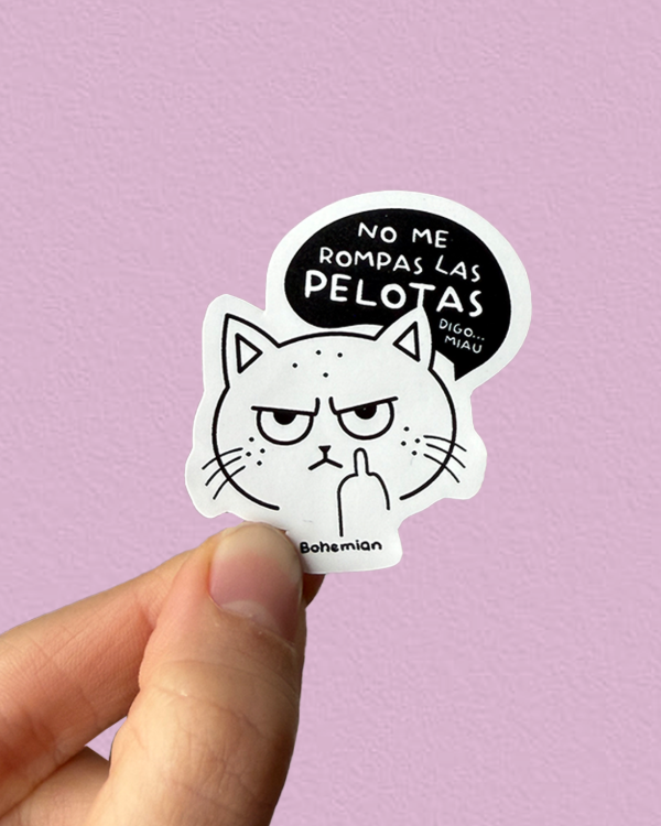 Producto - NO ME ROMPAS LAS PELOTAS - Sticker Individual Random
