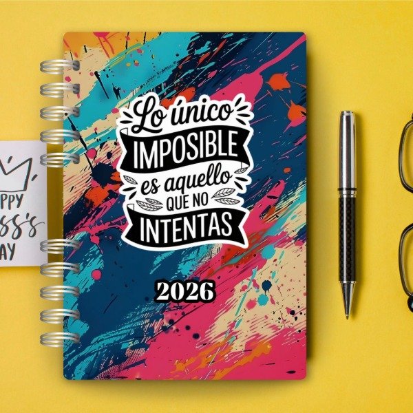 Producto - Plantilla Agenda Genérica Editable Diseñá la agenda que quieras