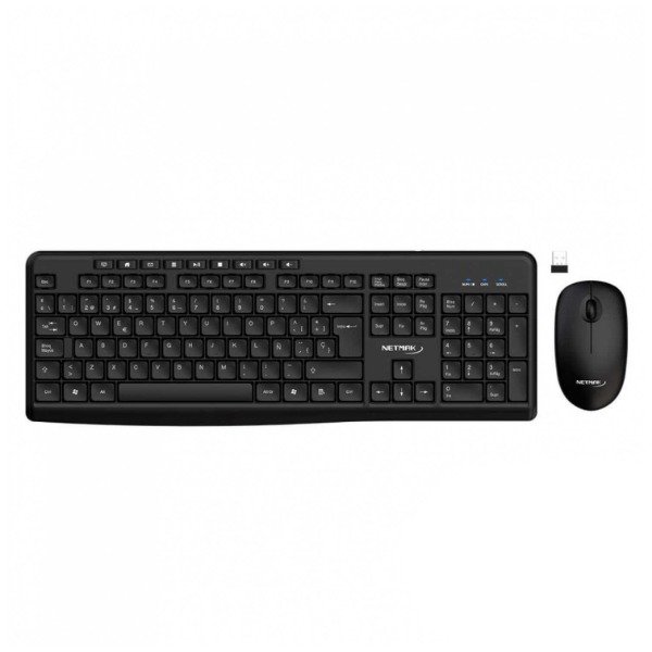 Producto - TECLADO Y MOUSE NETMAK KB770 INALÁMBRICO 2.4GHZ