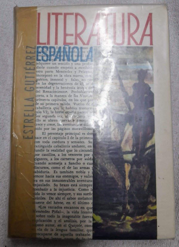 Producto - Literatura Española Con Antología - Fermin Estrella Gutierrez - Kapelusz