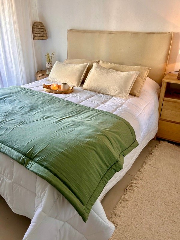 Producto - Pillow tussor Verde seco