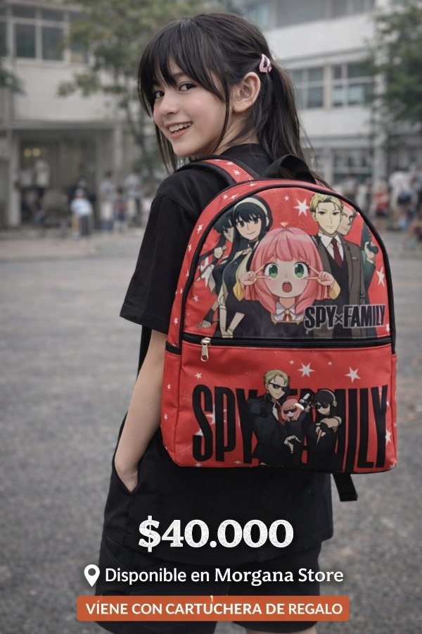 Producto - Mochila Spy Family con Cartuchera