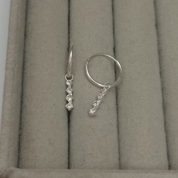 Producto - Argollas Ela 1,2cm PL925 300187