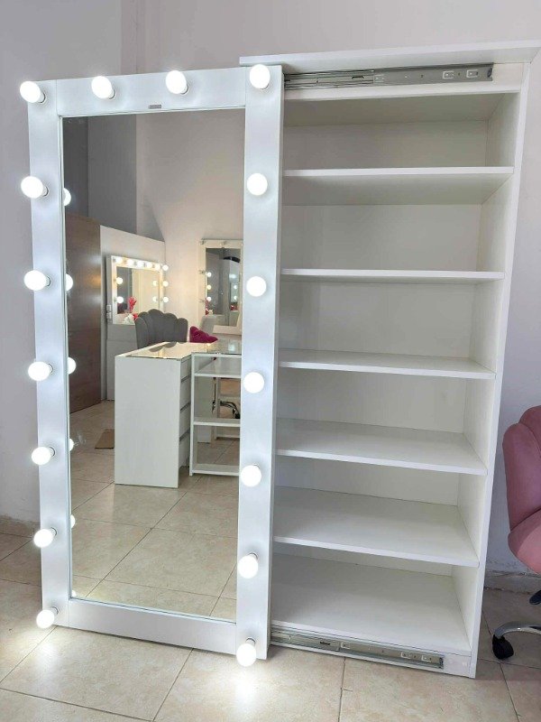 Producto - Placard-organizador con espejo Hollywood 180