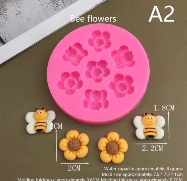 Producto - Molde flores y abejas