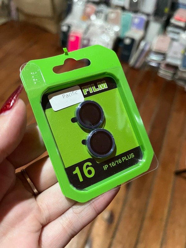 Producto - Iph 16 y iph 16 plus protector de camara liso azul pacific