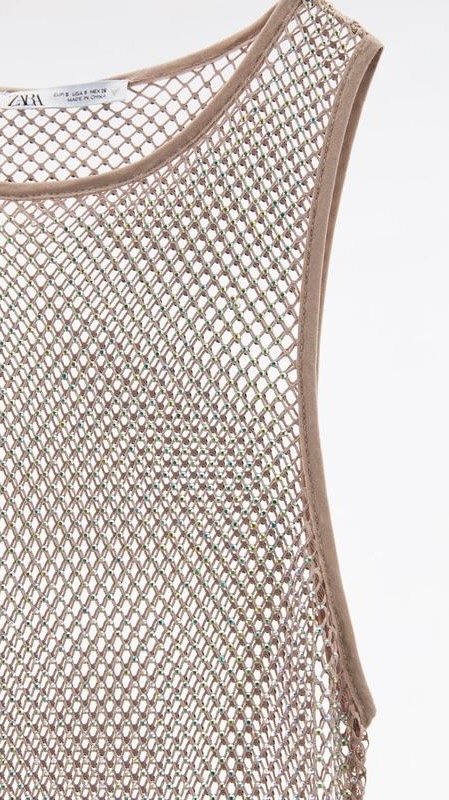 Producto - Vestido extra largo brillos Zara - 2