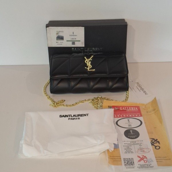 Producto - Cartera YSL negra con cadena
