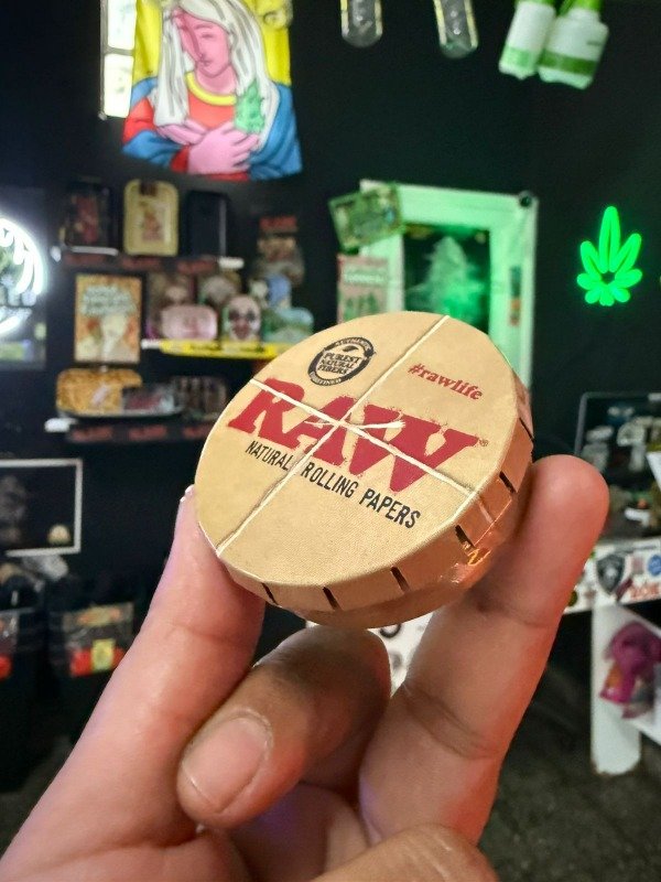 Producto - RAW LATA TRANSPORTADORA REDONDA - CONTENEDOR METÁLICO PORTÁTIL