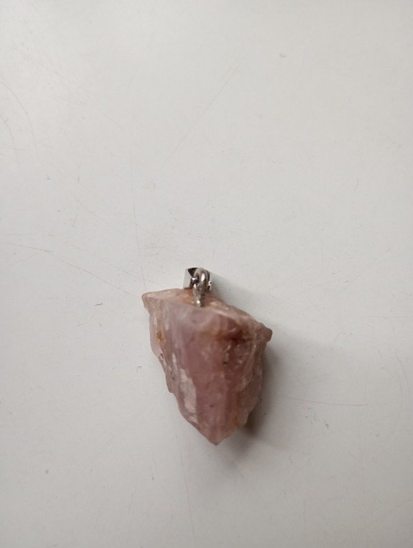 Producto - Dije Cuarzo rosa en bruto