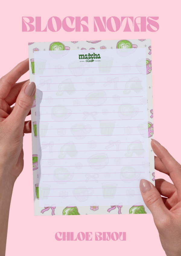 Producto - Block notas A5 Matcha - 5