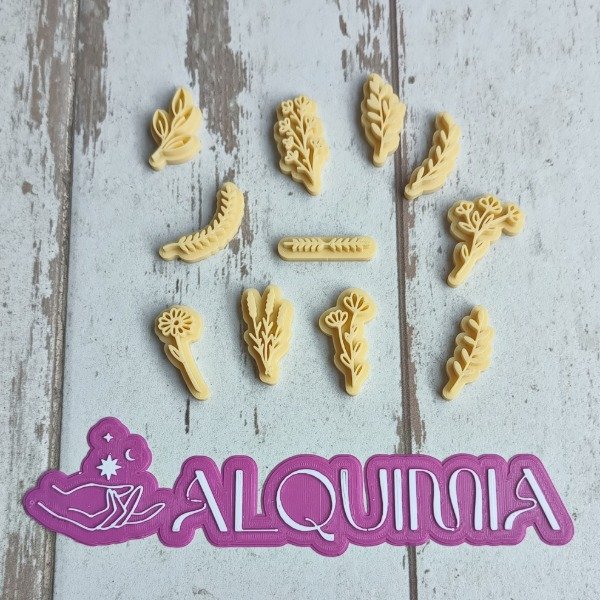 Producto - Stamp RAMITAS HOJAS FLORES x11u