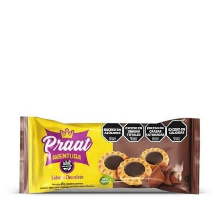 Producto - Galletitas Aventuras rellena de Chocolate -Praat-
