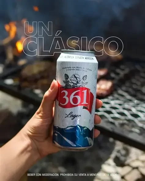 Producto - Cerveza 361 Lata 24x 354 Cc