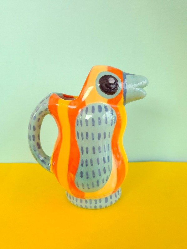 Producto - Pingüino mini 250ml #5 Amarillo, naranja y celeste