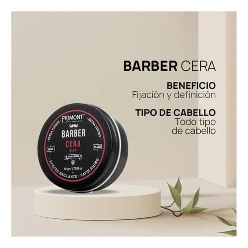 Producto - CERA EFECTO BRILLANTE PARA BARBERIA PRIMOT