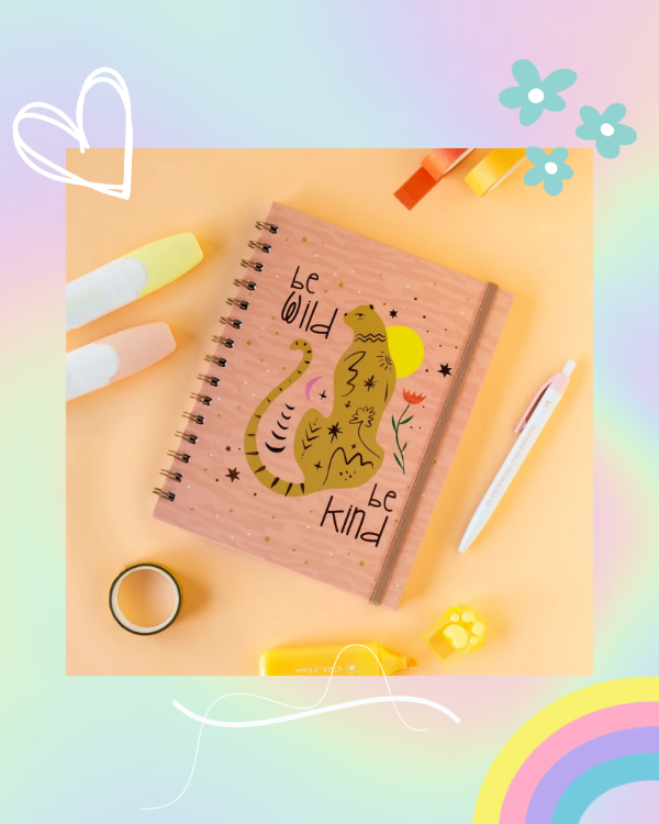 Producto - Cuaderno A5 Tapa Dura Guepardo