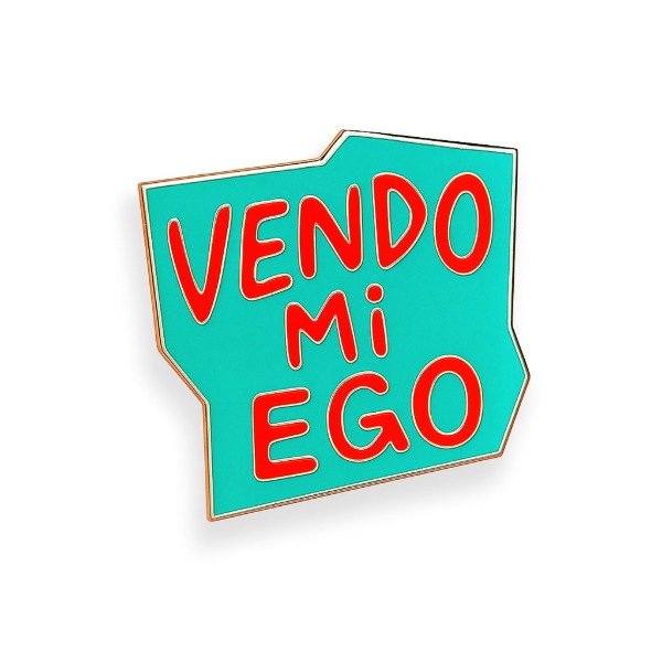Producto - Vendo mi ego- pin metal