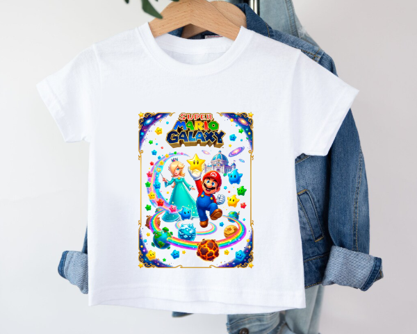 Producto - PLANTILLAS REMERAS MARIO GALAXY