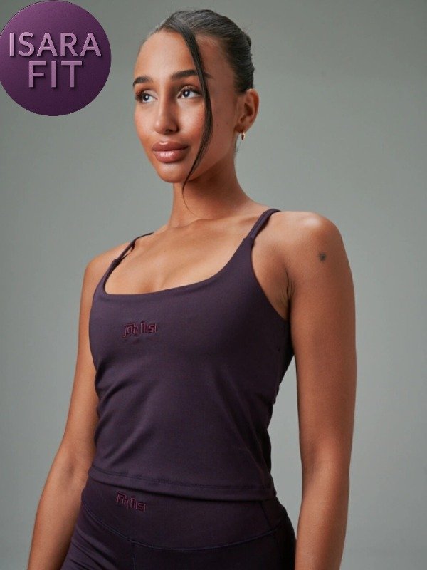 Producto - Musculosa Cropped Merlot - 0