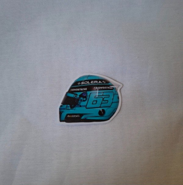 Producto - Sticker casco Russell