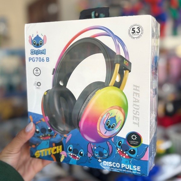 Producto - Auricular Vincha Bluetooth Personajes Stitch PG706 7819