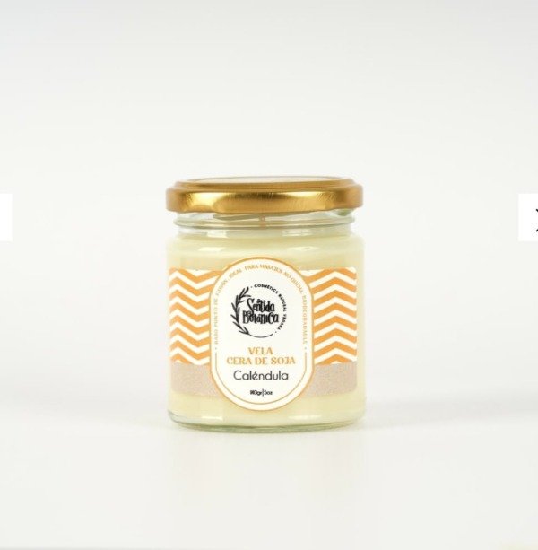 Producto - Vela de cera de soja caléndula