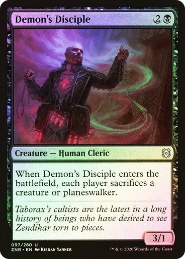 Producto - Demon's Disciple (Foil)