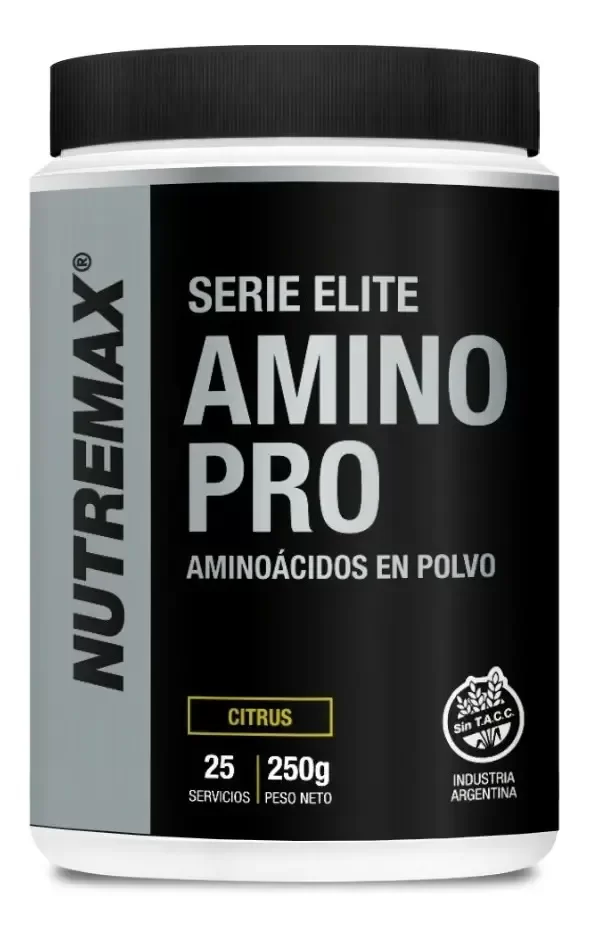 Producto - Amino Pro 250gr sabor CITRUS - NUTREMAX - 0